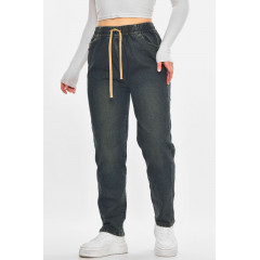 Джинси жіночі однотонні темно-синього кольору Fashion GN9134 L Темно синій (214089) Джинси жіночі однотонні темно-синього кольору Fashion GN9134 L Темно синій (214089)