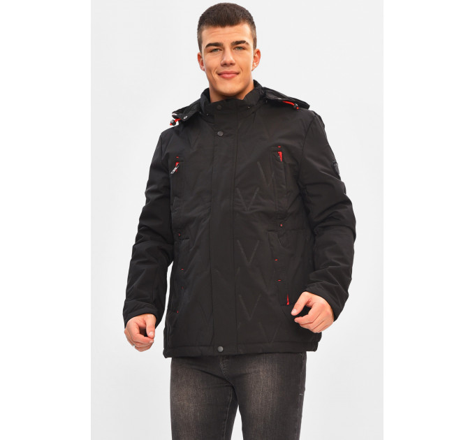 Куртка чоловіча демісезонна чорного кольору Fashion L-9159AL 48 Чорний (206979) Куртка чоловіча демісезонна чорного кольору Fashion L-9159AL 48 Чорний (206979)