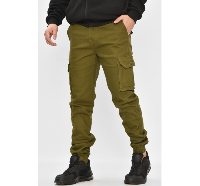 Джинси чоловічі однотонні кольору хаки Fashion RT8075 29 Хакі (208587) Джинси чоловічі однотонні кольору хаки Fashion RT8075 29 Хакі (208587)