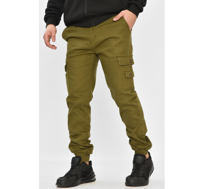 Джинси чоловічі однотонні кольору хаки Fashion RT8076 29 Хакі (208588) Джинси чоловічі однотонні кольору хаки Fashion RT8076 29 Хакі (208588)