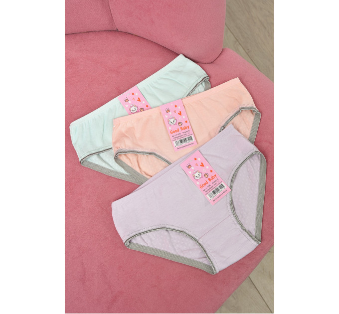 Комплект трусиків дитячіх для дівчинки 3шт Goodbaby 71096 110 Різні кольори (192196)