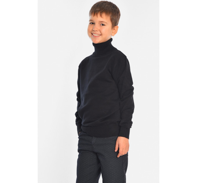 Гольф дитячий для хлопчика чорного кольору KIDS к616 92 см: 92 - 104 см Чорний (196360)
