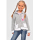 Кофта дитяча для дівчинки сірого кольору KIDS 305 92 см: 92 - 98 см Сірий (201556)
