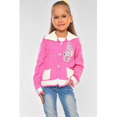 Кофта дитяча для дівчинки рожевого кольору KIDS 305 92 см: 92 - 98 см Рожевий (201560)