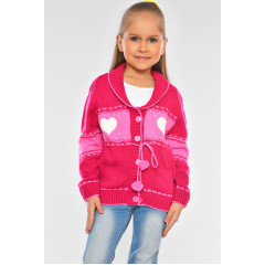 Кофта дитяча для дівчинки рожевого кольору KIDS 209 92 см: 92 - 98 см Рожевий (201564)