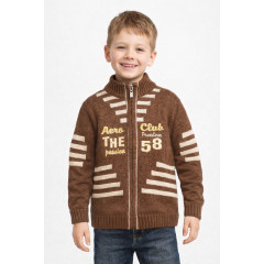 Кофта дитяча для хлопчика коричневого кольору KIDS 420 92 Коричневий (203419)
