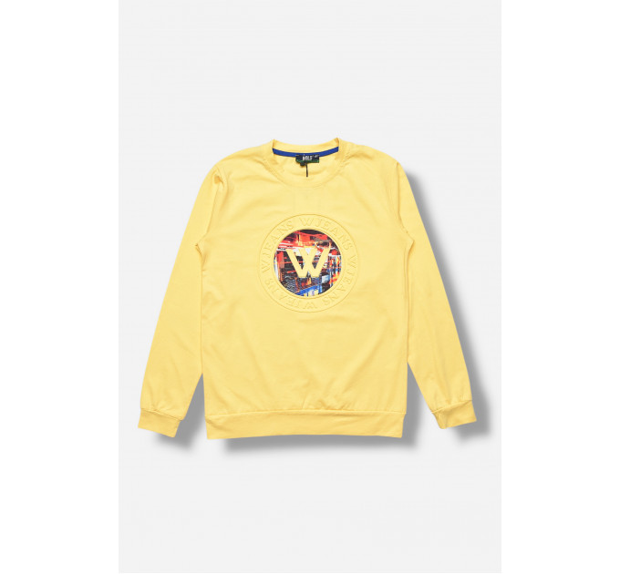 Кофта підліткова для хлопчика жовтого кольору KIDS 4139 92 Жовтий (207493)