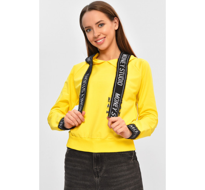 Кофта підліткова для дівчинки жовтого кольору Fashion 6004 128 Жовтий (207504)