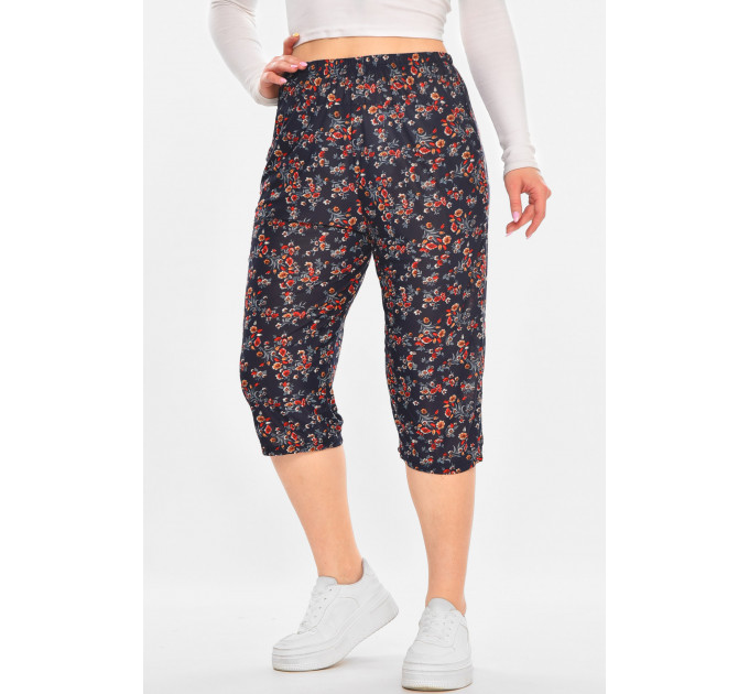 Бриджі темно-синього кольору з принтом Fashion А705-1 3XL-6XL Темно синій (211486)