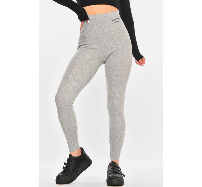 Лосини жіночі однотонні сірого кольору Fashion 9608 OneSize Сірий (212426)