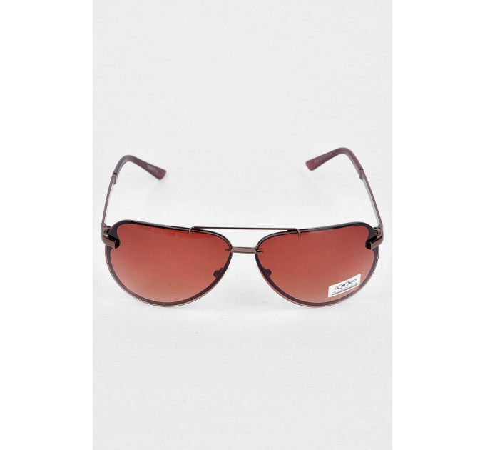 Окуляри чоловічі коричневого кольору AE Коричневий (199720)