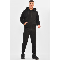 Спортивний костюм чоловічий на флісі чорного кольору Fashion R-9104H M Чорний (206954) Спортивний костюм чоловічий на флісі чорного кольору Fashion R-9104H M Чорний (206954)
