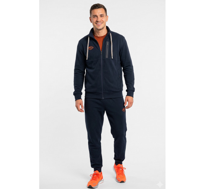 Спортивний костюм чоловічий темно-синього кольору Fashion 2503 XL Темно синій (212443)