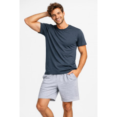 Костюм чоловічий шорти та футболка темно-сірого кольору Fashion XL Сірий (213264)