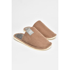 Капці кімнатні чоловічі коричневого кольору на хутрі Fashion sp-014 40/41 Коричневий (205939)