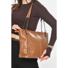 Сумка жіноча з екошкіри світло-коричневого кольору Fashion МН-39966 Кавовий (210599)