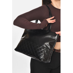 Сумка жіноча з екошкіри чорного кольору Fashion МН-6340 Чорний (210601)