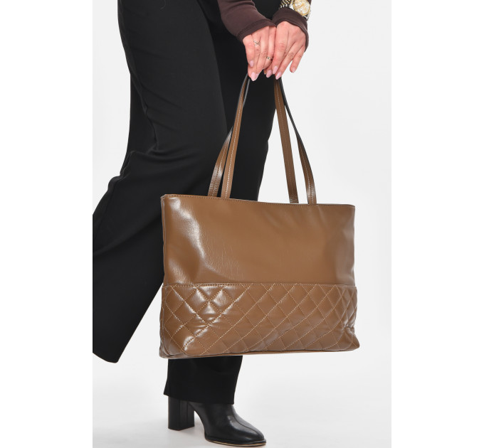 Сумка жіноча з екошкіри кольору хакі Fashion МН-6340 Хакі (210604)