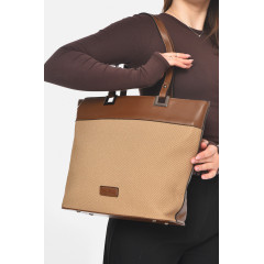 Сумка жіноча з екошкіри коричневого кольору Fashion МН-39997 Коричневий (210621)