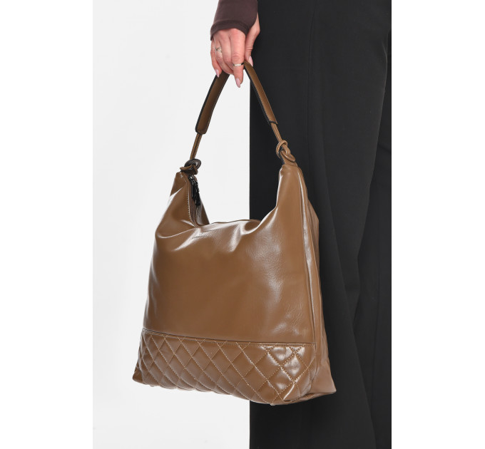 Сумка жіноча з екошкіри кольору хакі Fashion МН-39983 Хакі (210630)