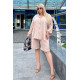 Костюм жіночий однотонний бежевого кольору Fashion 2412 2 Бежевий (214227)