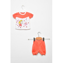 Костюм дитячий для дівчинки коралового кольору KIDS асорті 86 см: 86 - 92 см Кораловий (203056)