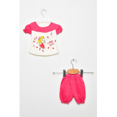 Костюм дитячий для дівчинки малинового кольору KIDS асорті 86 см: 86 - 92 см Малиновий (203058)