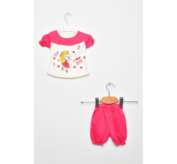 Костюм дитячий для дівчинки малинового кольору KIDS асорті 86 см: 86 - 92 см Малиновий (203058)