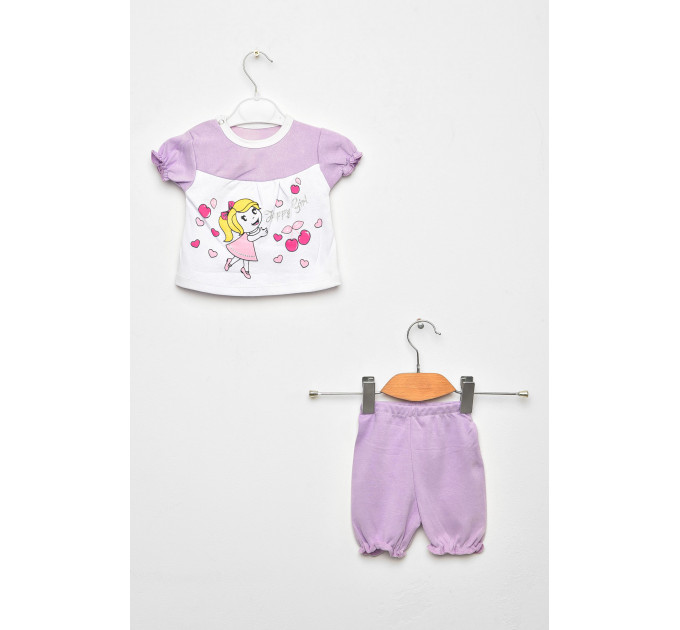 Костюм дитячий для дівчинки бузкового кольору KIDS асорті 86 см: 86 - 92 см Бузковий (203061)