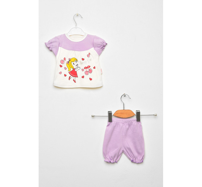 Костюм дитячий для дівчинки бузкового кольору KIDS асорті 86 см: 86 - 92 см Бузковий (203062)