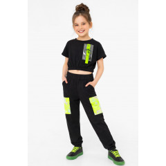 Костюм підлітковий для дівчинки чорного кольору KIDS 140 Чорний (212508)