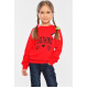 Світшот дитячий для дівчинки червоного кольору KIDS м05 140 (32 р) Червоний (196559)