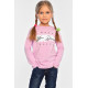 Лонгслів дитячий для дівчинки рожевого кольору KIDS 7702-2 140 (32 р) Рожевий (196564)