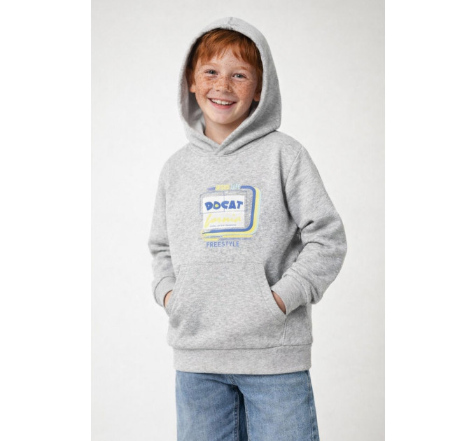 Світшот дитячий для хлопчика на флісі сірого кольору KIDS 316 140 (32 р) Сірий (205986) Світшот дитячий для хлопчика на флісі сірого кольору KIDS 316 140 (32 р) Сірий (205986)
