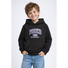 Світшот дитячий для хлопчика на флісі чорного кольору KIDS 309 140 (32 р) Чорний (205989)