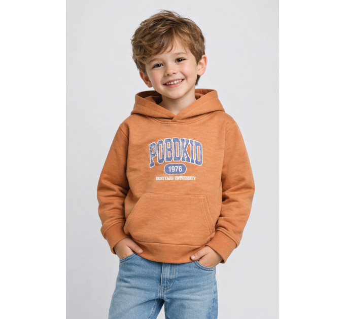 Світшот дитячий для хлопчика на флісі коричневого кольору KIDS 309 140 (32 р) Коричневий (205990) Світшот дитячий для хлопчика на флісі коричневого кольору KIDS 309 140 (32 р) Коричневий (205990)