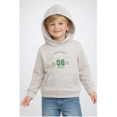 Світшот дитячий для хлопчика на флісі сірого кольору KIDS 307 146 (34 р) Сірий (205998)