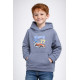 Світшот дитячий для хлопчика на флісі сірого кольору KIDS 312 152 (34 р) Сірий (206000)