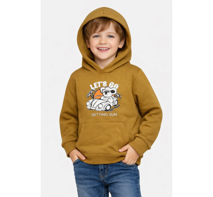 Світшот дитячий для хлопчика на флісі кольору хакі KIDS 322 140 (32 р) Хакі (206009) Світшот дитячий для хлопчика на флісі кольору хакі KIDS 322 140 (32 р) Хакі (206009)