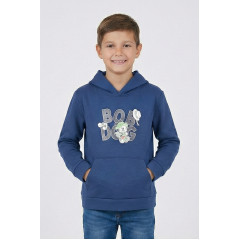 Світшот дитячий для хлопчика на флісі синього кольору KIDS 301 140 (32 р) Синій (206013)