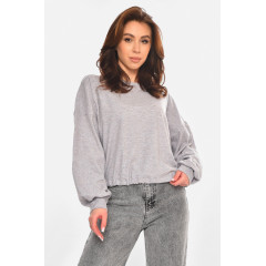 Кофта жіноча однотонна сірого кольору Fashion 0909 S Сірий (213174) Кофта жіноча однотонна сірого кольору Fashion 0909 S Сірий (213174)