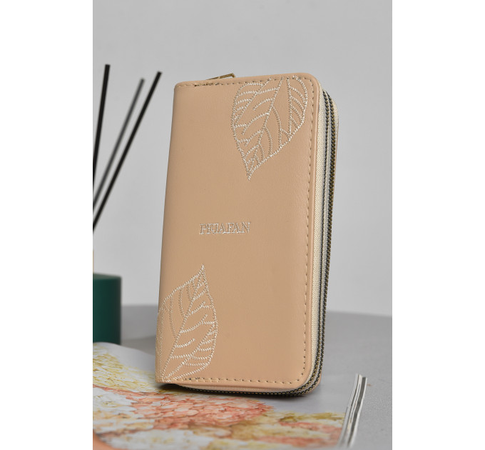 Гаманець жіночий з екошкіри бежевого кольору Elegant YZ-307 Бежевий (172985)