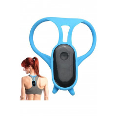 Розумний коректор постави для спини з вібрацією Posture training device USB AAA Блакитний (167234)