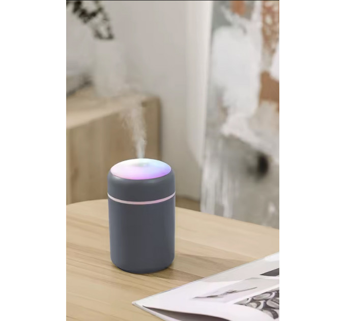 Ультразвуковий зволожувач повітря з підсвічуванням USB Colorful Humidifier (205551)