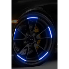 Світловідбиваючі наліпки на диски колес WheelStyner 40 штук ААА (209284)