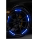 Світловідбиваючі наліпки на диски колес WheelStyner 40 штук ААА (209284)