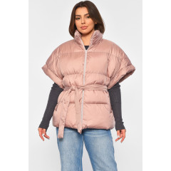 Жилетка жіноча пудрового кольору Fashion 348799 M Пудровий (189240)