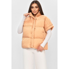 Жилетка жіноча персикового кольору Fashion 227815 M Персиковий (189245)