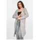Кардиган жіночий однотонний сірого кольору Fashion PM8633 2XL/3XL Сірий (213224)