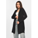 Кардиган жіночий однотонний чорного кольору Fashion PM9057 L/XL Чорний (213233)
